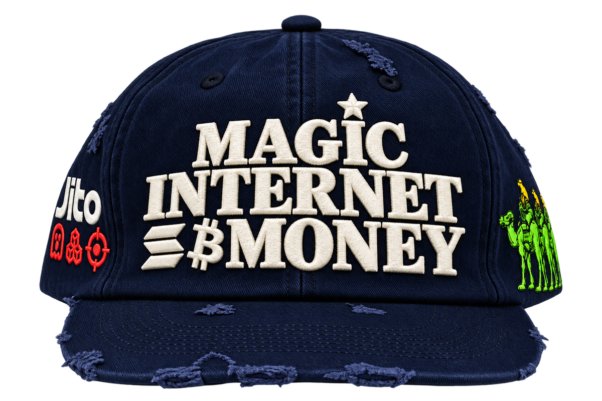 Distressed Snapback [Navy]